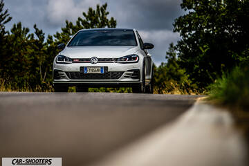 Volkswagen Golf Gti Tcr – front three-quarter, silver on a country road