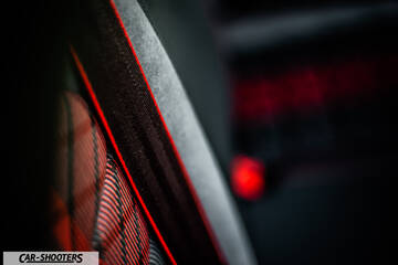 Volkswagen Golf Gti Tcr – interior, plaid seat upholstery close-up