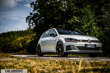 Volkswagen Golf Gti Tcr – front three-quarter, silver on a country road