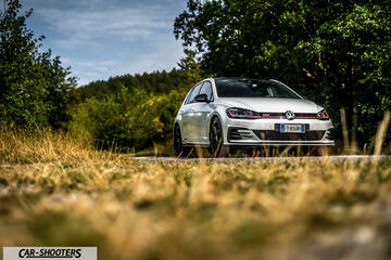 Volkswagen Golf Gti Tcr – front three-quarter, white on a country road