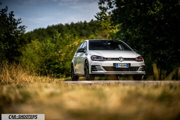 Volkswagen Golf Gti Tcr – front three-quarter, silver on a country road