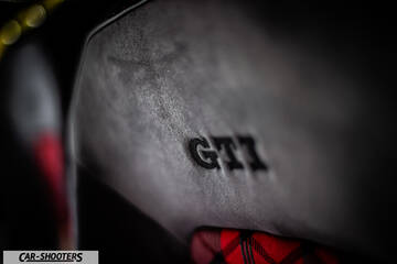 Volkswagen Golf Gti Tcr – detail, embroidered gti logo on seat