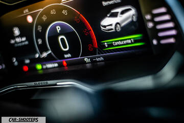 Skoda Superb – dashboard, digital instrument cluster