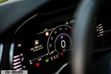 Skoda Superb – dashboard, digital instrument cluster