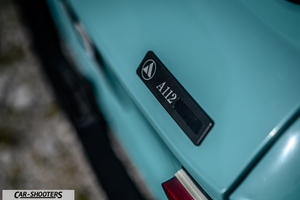 Autobianchi A112 – detail, emblem badge close up