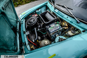 Autobianchi A112 – engine bay, classic engine compartment