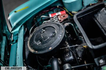 Autobianchi A112 – engine bay, classic engine bay with round air filter