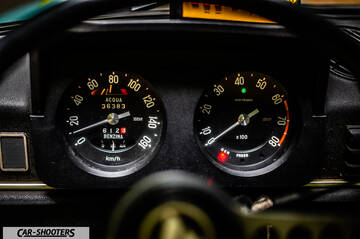 Autobianchi A112 – dashboard, analog instrument cluster