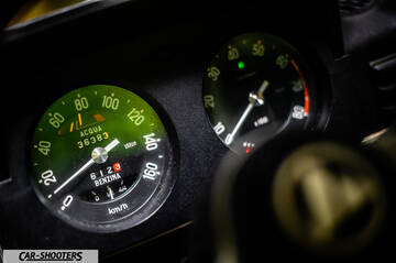 Autobianchi A112 – dashboard, analog instrument cluster