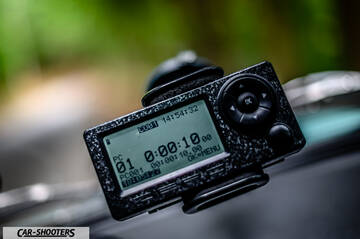 Autobianchi A112 – detail, mounted dashboard camera close-up