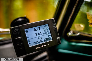 Autobianchi A112 – dashboard, digital display mounted on dashboard