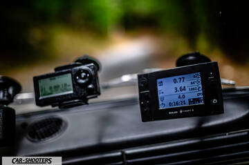 Autobianchi A112 – dashboard, performance data logger on dashboard