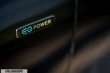 Mercedes Benz GLE – detail, eq power badge close-up