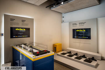 Dallara – detail, in an indoor exhibit space