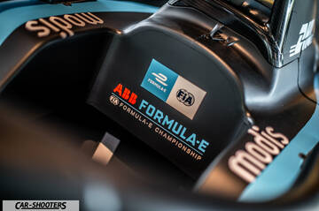 Dallara – detail, formula e cockpit close-up
