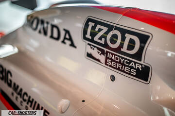 Dallara – detail, indycar racing decals close-up