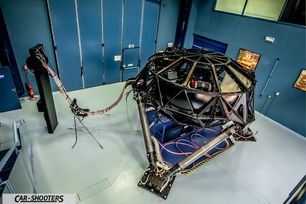 Dallara – detail, in a driving simulator lab
