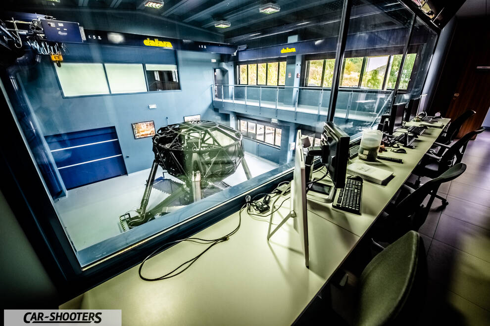 Dallara – detail, in a testing facility control room