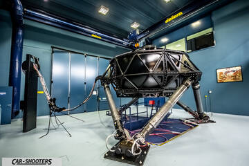 Dallara – detail, in a driving simulator lab