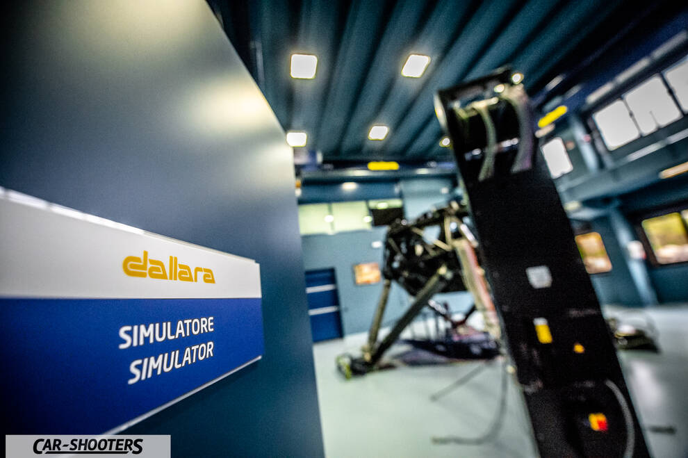 Dallara – detail, in a driving simulator facility