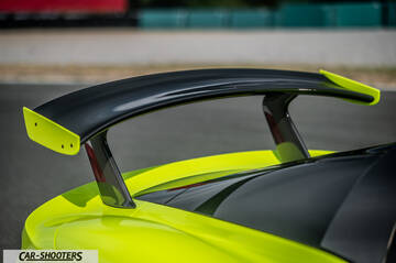 Dallara Stradale – detail, rear spoiler close-up
