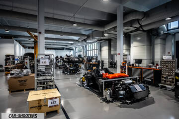 Dallara – detail, in a factory workshop