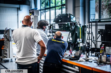 Dallara – detail, in a workshop setting