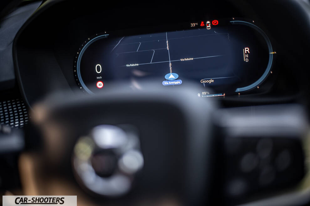 Volvo XC40 P8 – dashboard, digital instrument cluster