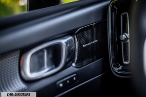Volvo XC40 P8 – detail, door panel speaker close-up