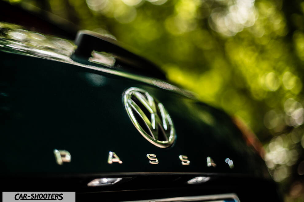 Volkswagen Passat Alltrack – detail, rear badge close-up