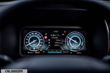 Hyundai Kona Electric 2021 – dashboard, digital instrument cluster