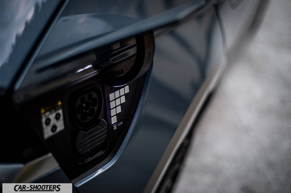 Hyundai ioniq5 – detail, charging port close-up