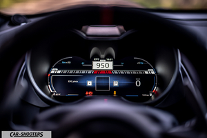Alpine A110 – dashboard, digital instrument cluster