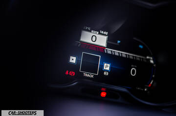 Alpine A110 – dashboard, digital instrument cluster