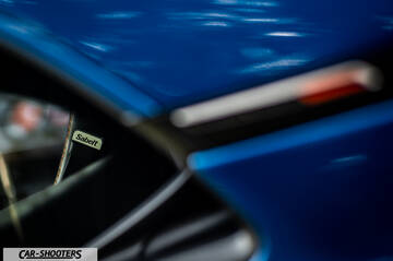 Alpine A110 – detail, close-up of exterior panel