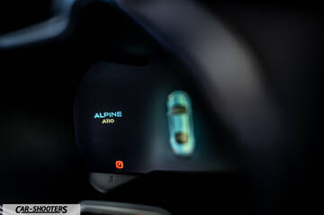 Alpine A110 – dashboard, digital instrument cluster