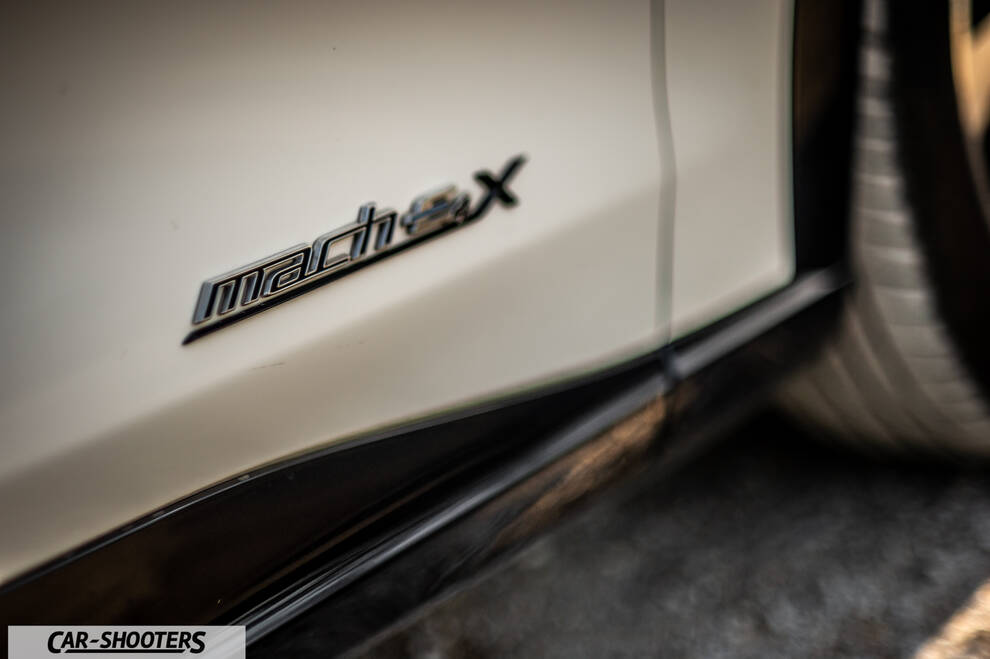 Ford Mustang Mach E – detail, badge close-up