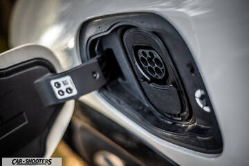 Ford Mustang Mach E – detail, charging port open