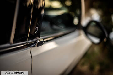 Ford Mustang Mach E – detail, door handle close-up