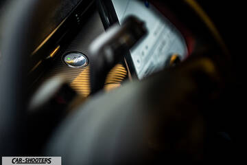 Ford Mustang Mach E – dashboard, start button and instrument cluster