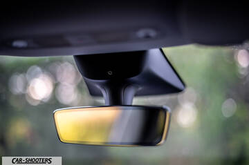 Tesla Model Y Performance – detail, rearview mirror close-up