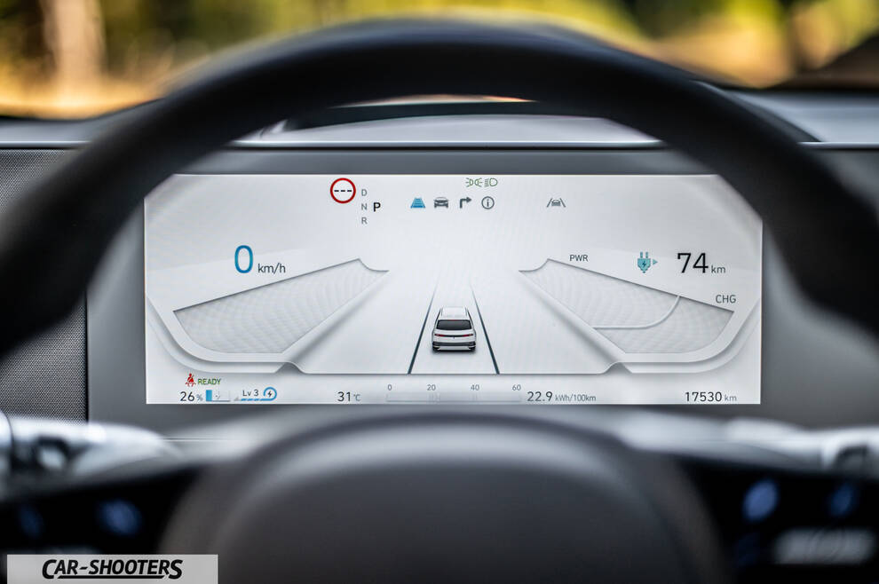 Hyundai Ioniq 5 – dashboard, digital instrument cluster