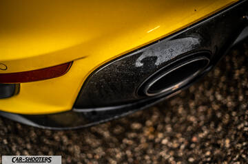 Porsche 911 Turbo Cabrio – detail, exhaust tip close-up
