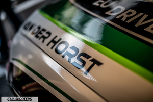 detail, with racing decals
