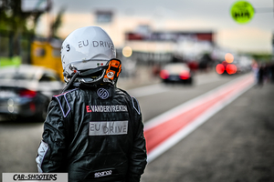detail, racing driver in pit lane
