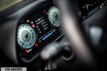 Hyundai i2N – dashboard, digital instrument cluster
