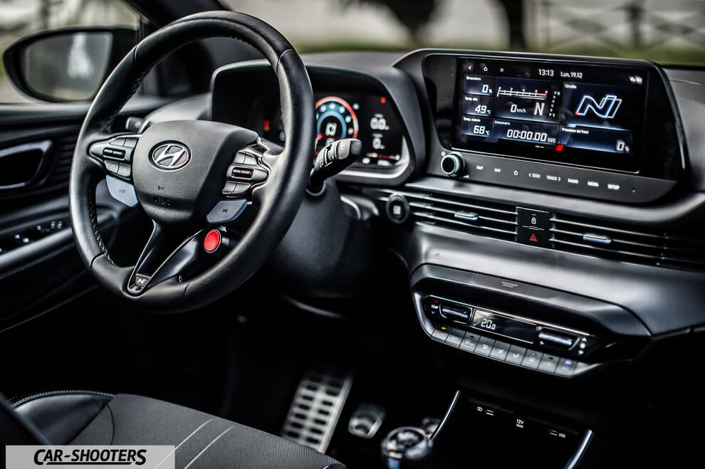 Hyundai i2N – dashboard, digital instrument cluster