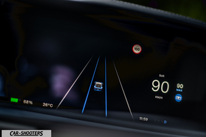 Tesla Model S Plaid – dashboard, digital instrument cluster