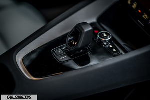 Polestar 2 – interior, center console and gear shifter