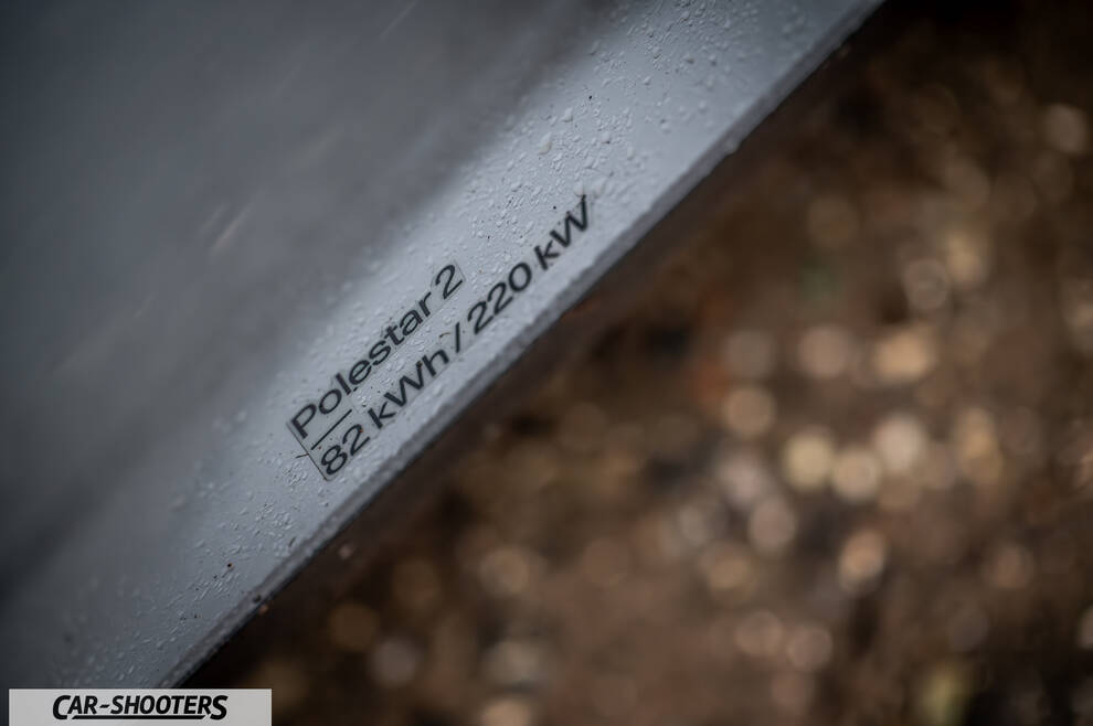 Polestar 2 – detail, door sill badge close-up